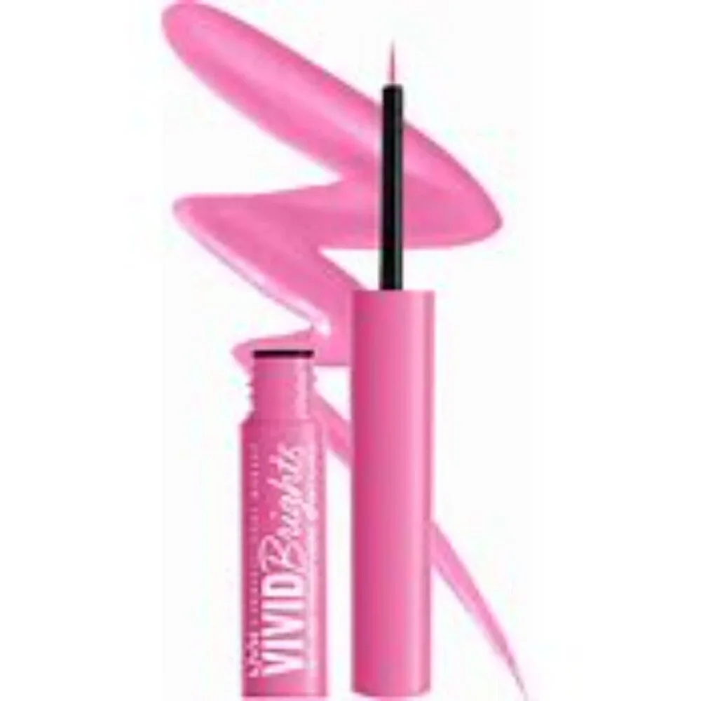 NYX Vivid Brights Colored Liquid Eyeliner- Don’t Pink Twice  - BRAND NEW IN SEA…